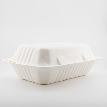 Sugarcane Clamshell Takeaway Box