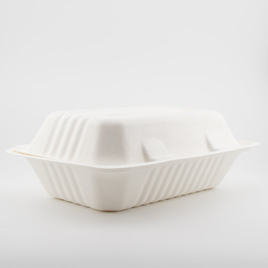 Sugarcane Clamshell Takeaway Box